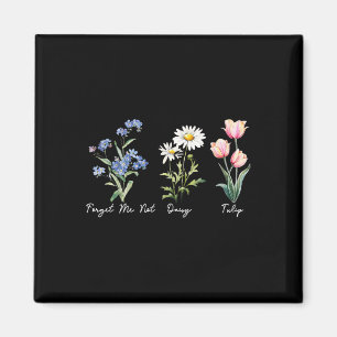 Íman Floral Sutil 8647 Flores de Trump Não Me Esqueça D