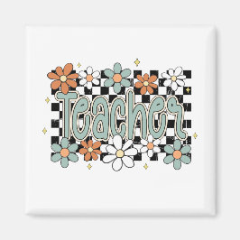 Íman Floral Teacher Magnet