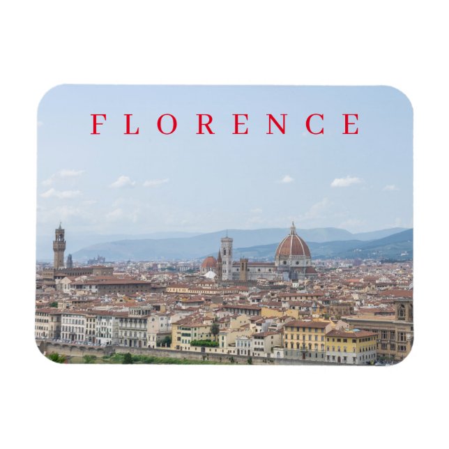 Íman Florença vista pelo imã Piazzale Michelangelo (Horizontal)