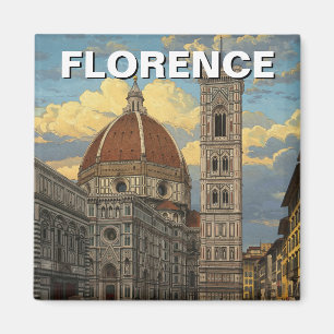 Íman Florence Itália Skyline Viagem