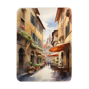 Íman Florence watercolor art