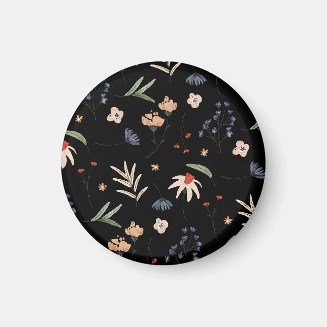 Íman Flores aquáticas simples 1 (Frente)