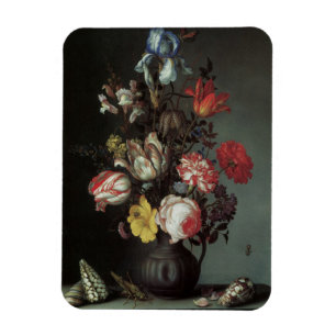 Íman Flores Barrocas Antigas por Balthasar van der Ast