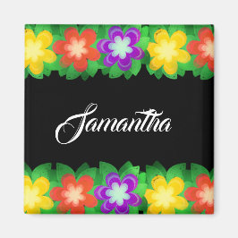 Íman Flores Botânicas Tropicais