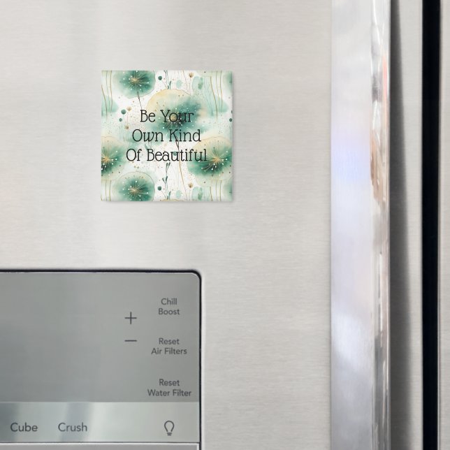 Íman Flores brancas verdes (In Situ (Fridge))