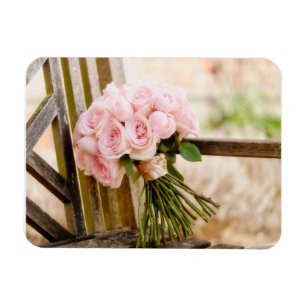 Íman Flores Buquê rosa-rosa