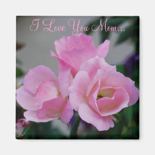 Íman Flores cor-de-rosa bonito