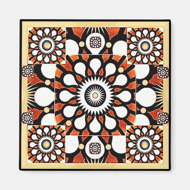 Íman Flores Cósmicas I Magnet (Frente)