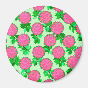 Íman Flores da dália no rosa fúcsia