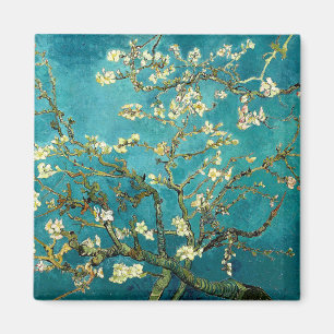 Íman Flores de Amendoeira de Van Gogh Impressionismo Cl