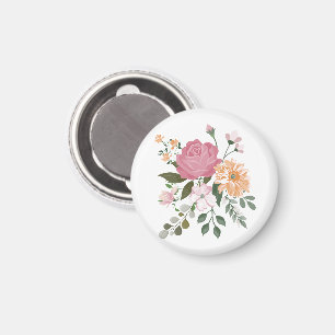 Íman Flores de aquarela