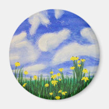 Flores de Cama do Golfo em um Campo Brilhante