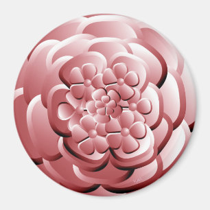 Íman Flores de Cromo - Magnetos Rubescentes