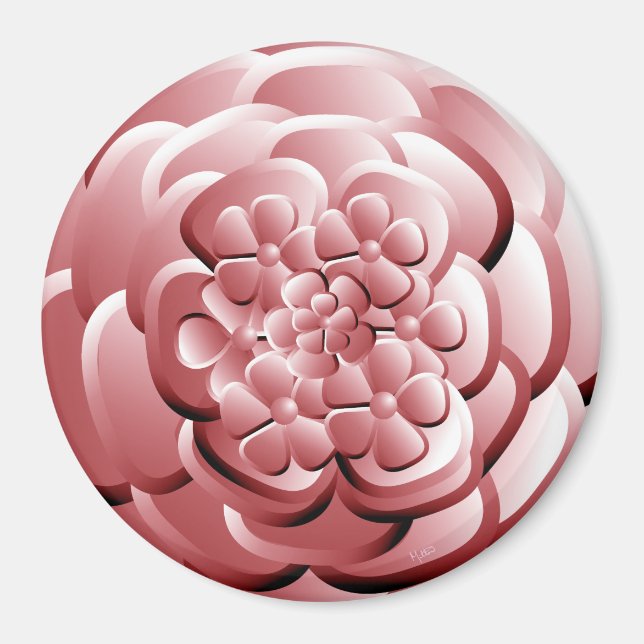 Íman Flores de Cromo - Magnetos Rubescentes (Frente)