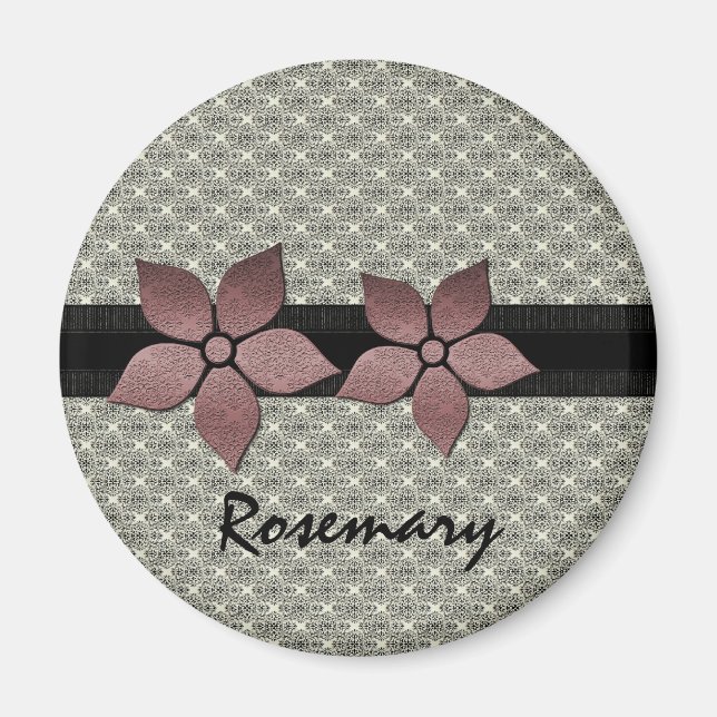 Íman Flores de Damasco, Magnetos de Borda Retirada (Frente)