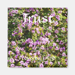 Íman Flores de Fé Proverbs Sage Magnet