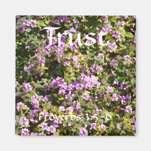 Íman Flores de Fé Proverbs Sage Magnet