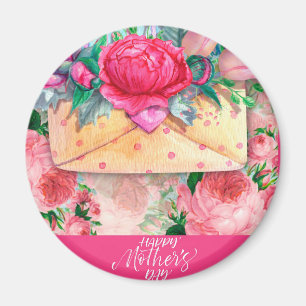 Íman Flores De Flor Puro, Rosa-Rosa, Dia de as mães Fe