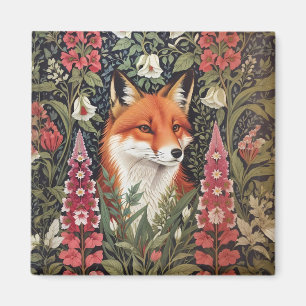 Íman Flores de Fox e Foxglove William Morris Inspirado