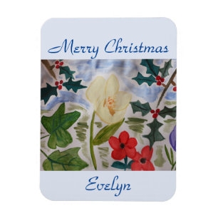 Íman Flores de inverno e Natal Holly