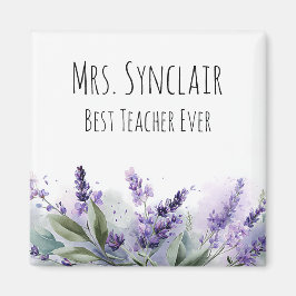 Íman Flores de Lavanda Personalizadas Agradecimento ao 