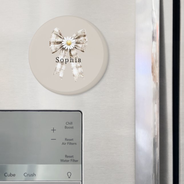 Íman Flores de Margarida de Laço Branco Cocoa Cream (In Situ (Fridge))