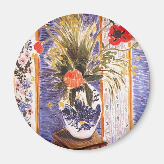 Íman Flores de Matisse em uma tigela (Frente)