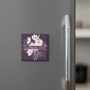 Íman Flores De Mistura De Água Cuja Pluma De Borboleta