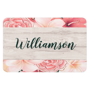 Íman Flores de Monograma da Reunião da Família de Porta