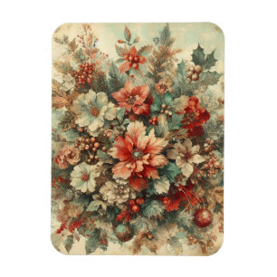 Íman Flores de Natais vintages Elegantes