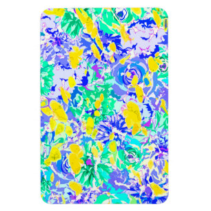 Íman Flores de primavera coloridas abstratas fofas