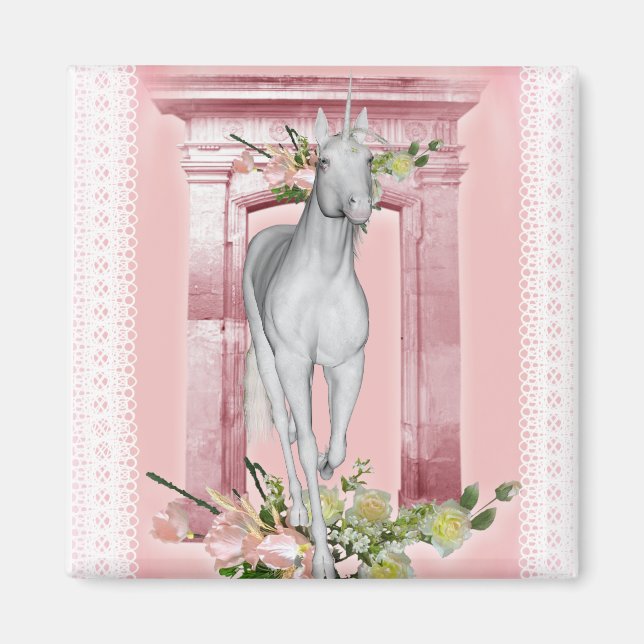 Íman Flores de Unicórnio Bonitas 1 (Frente)