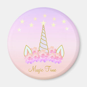 Íman Flores de Unicórnio & Estrelas Ímã Mágico
