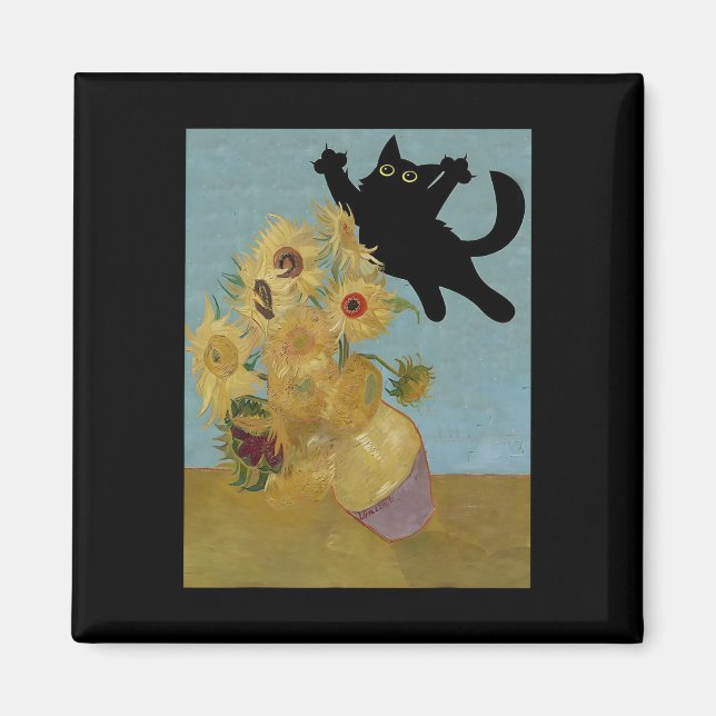 Íman Flores de Van Gogh Girassóis (Frente)