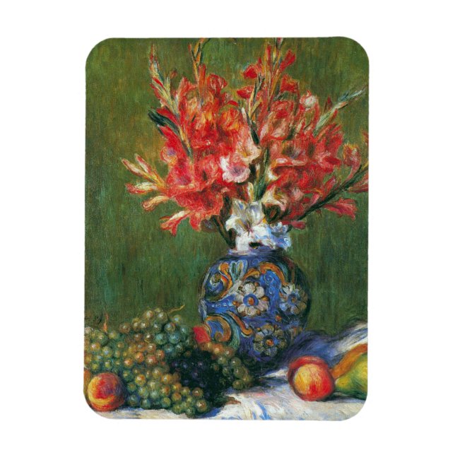 Íman Flores de vida e Fruta de Pierre Renoir (Vertical)