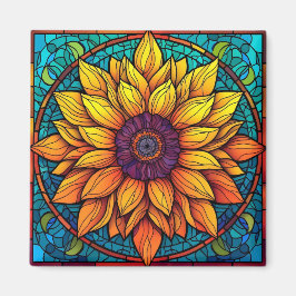 Íman Flores De Vidro Manchas Atormentadas