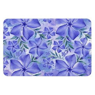 Íman Flores de Vinca Azul Violeta Vinca Blossoms