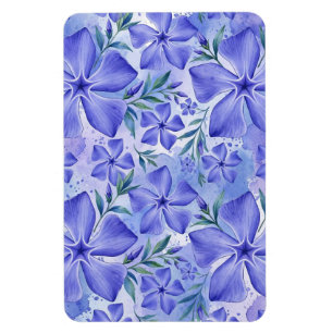 Íman Flores de Vinca Azul Violeta Vinca Blossoms