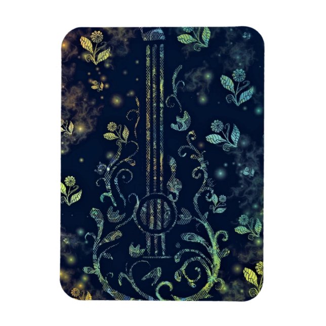 Íman Flores de Violão (Vertical)