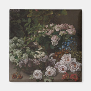 Íman Flores do primavera - pintura a óleo do francês