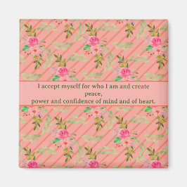 Íman Flores E Folhas De Afirmação