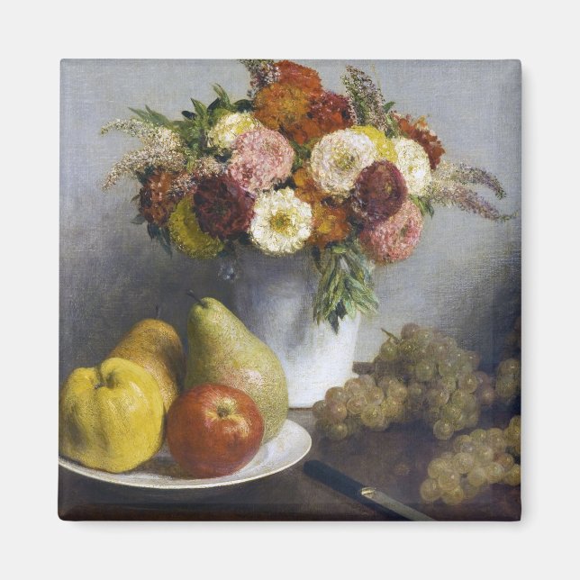 Íman Flores e Frutas, Henri Fantin-Latour (Frente)