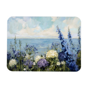 Íman Flores e pintura marítima