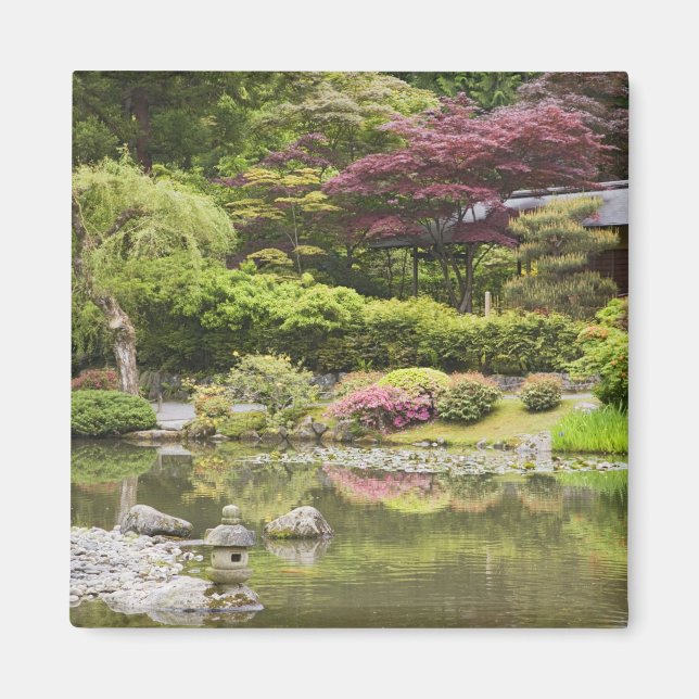 Íman Flores em flor no Jardim Japonês, (Frente)