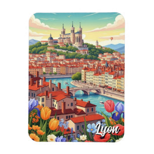 Íman Flores em Lyon França Basílica Viagem
