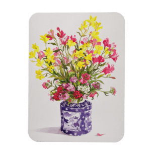 Íman Flores em um frasco chinês