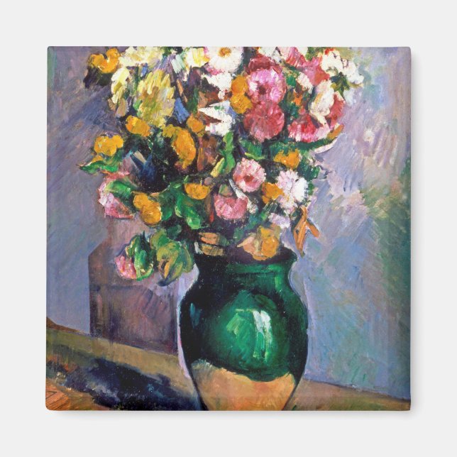 Íman Flores em Vase, Cezanne (Frente)
