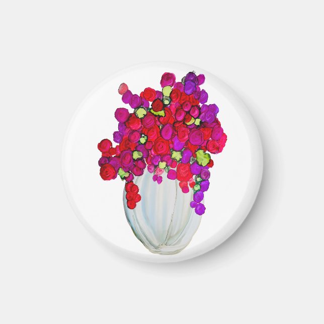 Íman Flores em Vaso (Frente)