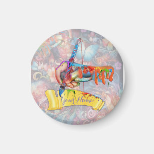 Íman Flores Fantásticas de Pintura expressando a nature