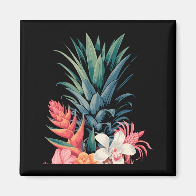 Íman Flores Florais de Pinheiro Férias de Verão Pinheir (Frente)